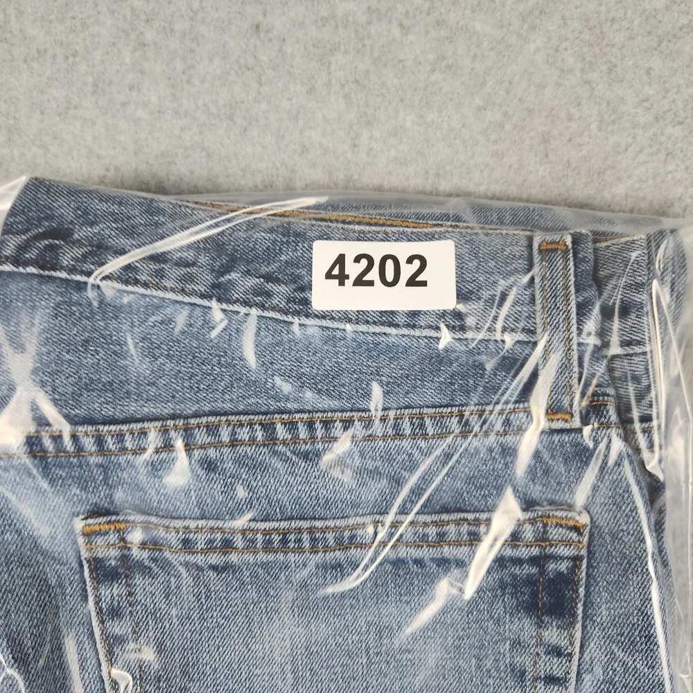 Faded Glory Jeans Mens 32x32 Blue Denim Whiskering Cotton Casual Straight Fit